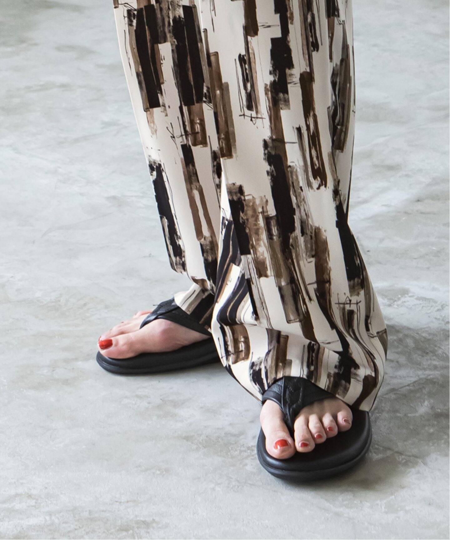 ペインティングプリントパンツ（スラックス）｜NOBLE（ノーブル  