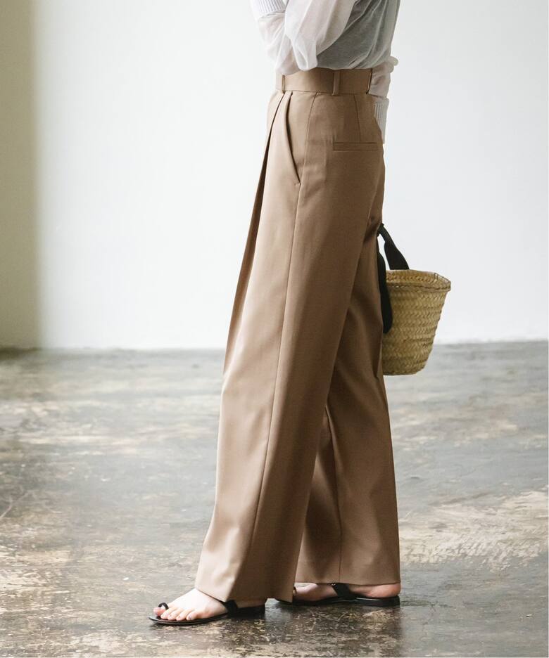 エステルツイルストレッチスラックスパンツ（スラックス）｜NOBLE  