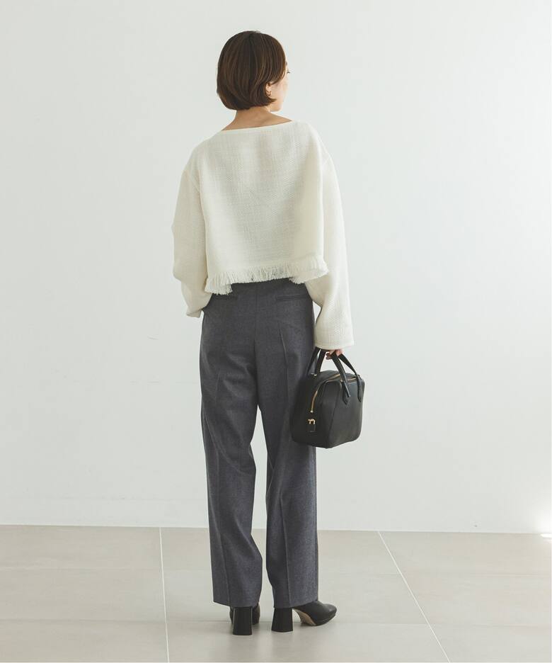 フラノアシメタックテーパードパンツ（スラックス）｜NOBLE（ノーブル  
