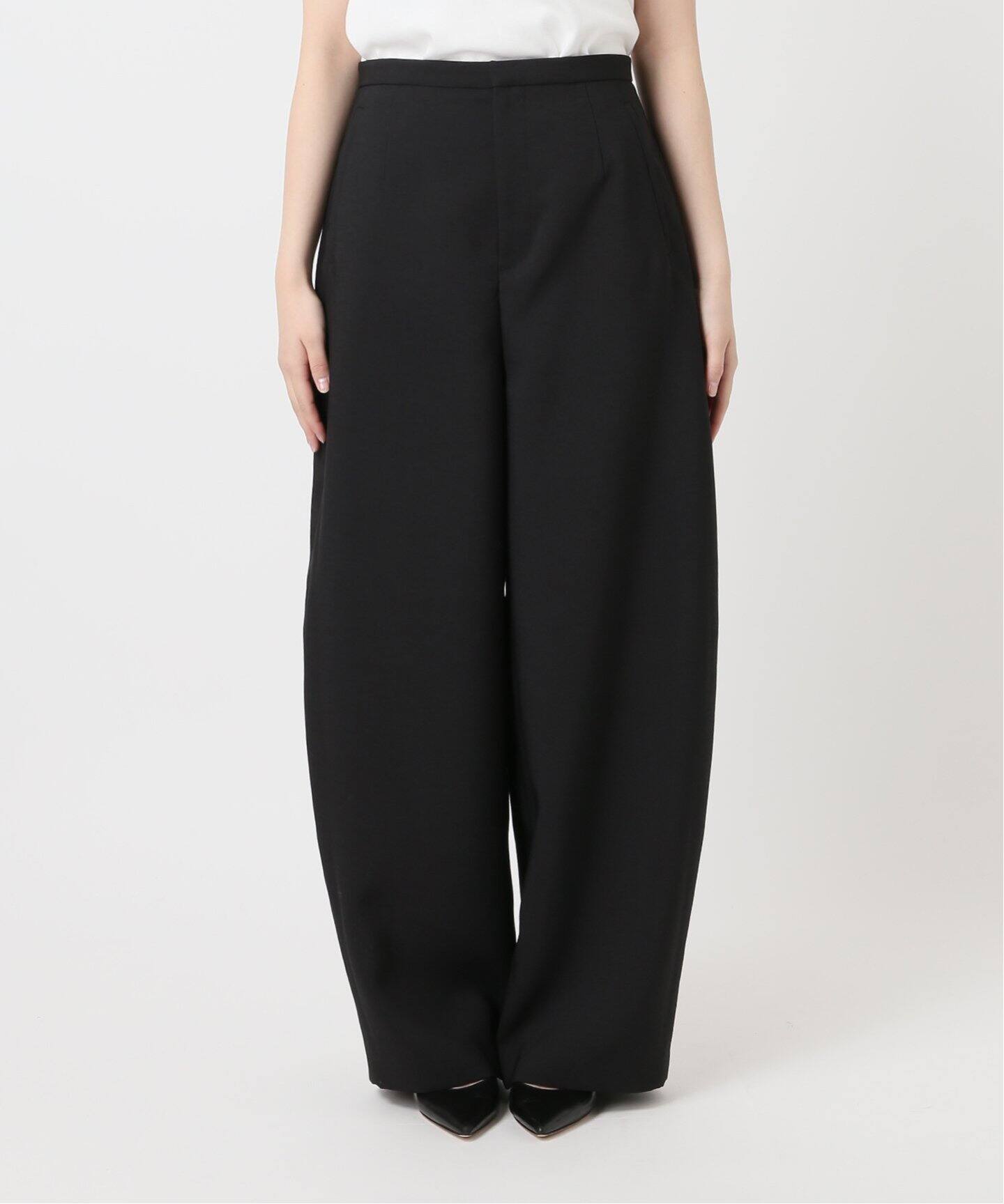 バックサテンカーブシルエットパンツ（スラックス）｜NOBLE（ノーブル  