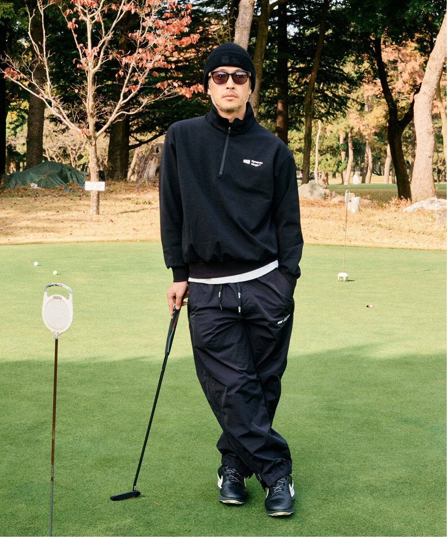 CLUBHAUS / Dynamic Range】別注 ウォームアップ サイドジップパンツ  