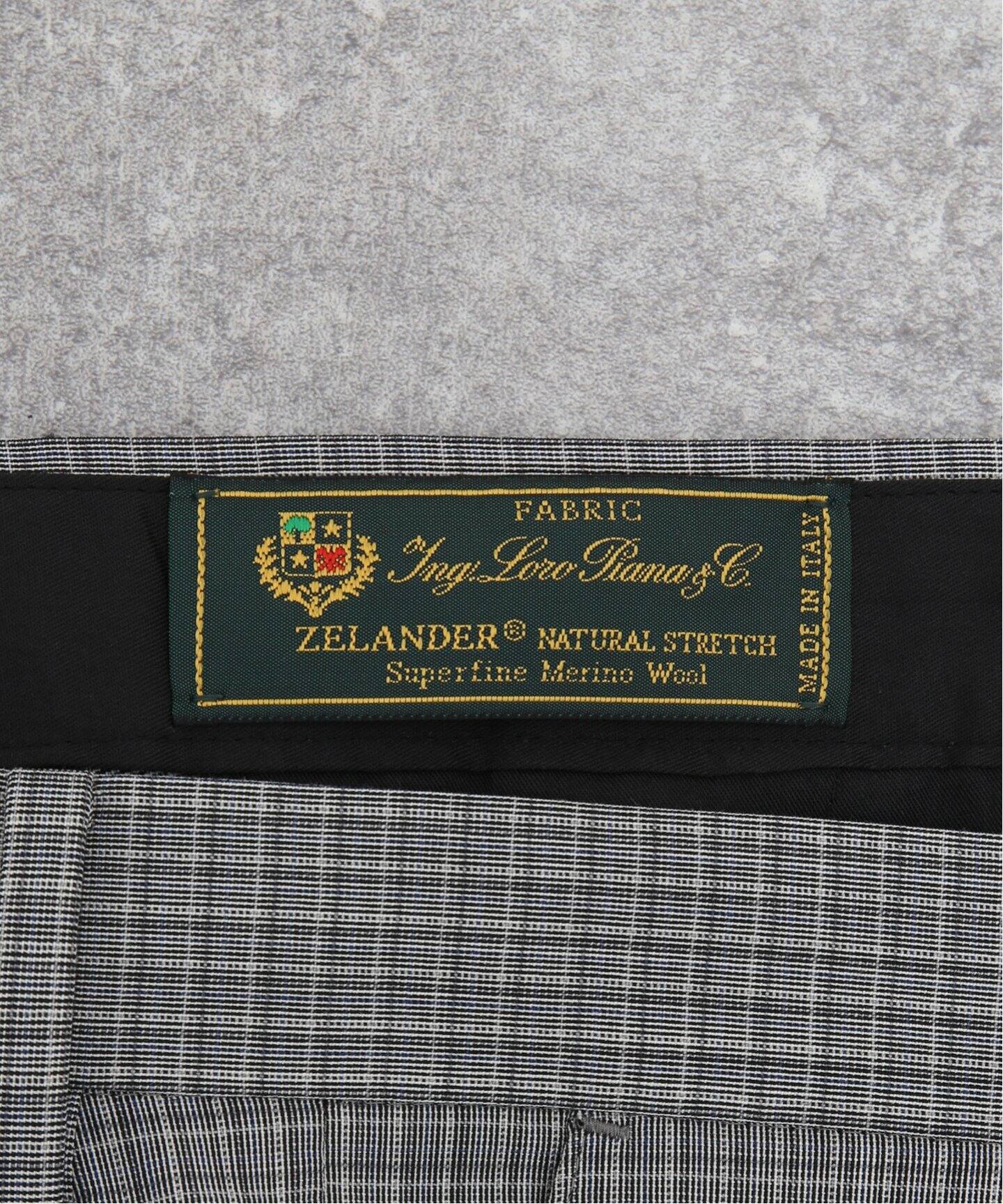 [極美品] EDIFICE × ロロピアーナ　23SS　パイプドステムパンツ　L COUTURE D'ADAM(クチュール ド アダム) Slit PT / Stripe