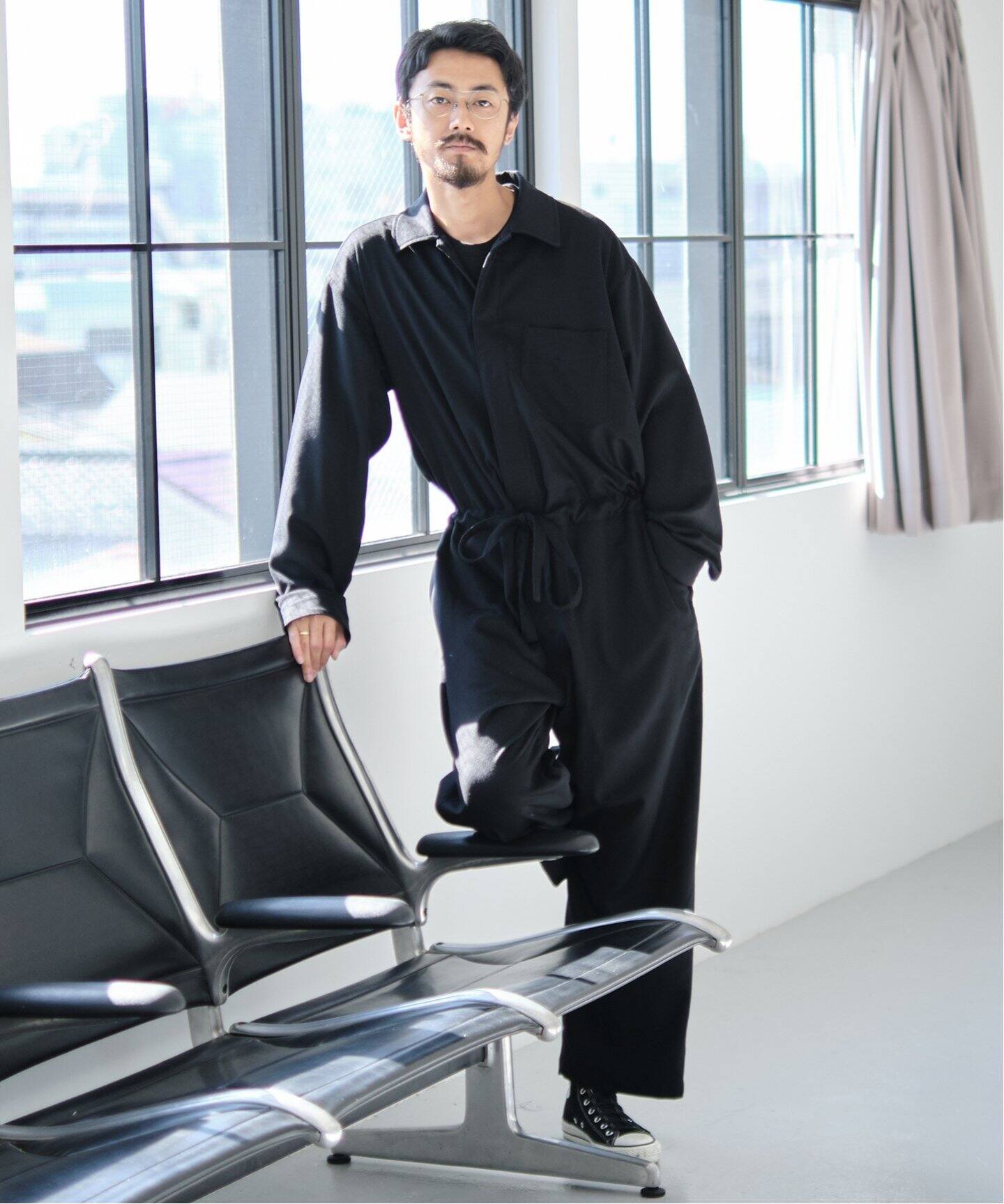 MARKAWARE / マーカウェア】別注 Cashmere Flannel ALL IN ONE（つなぎ 