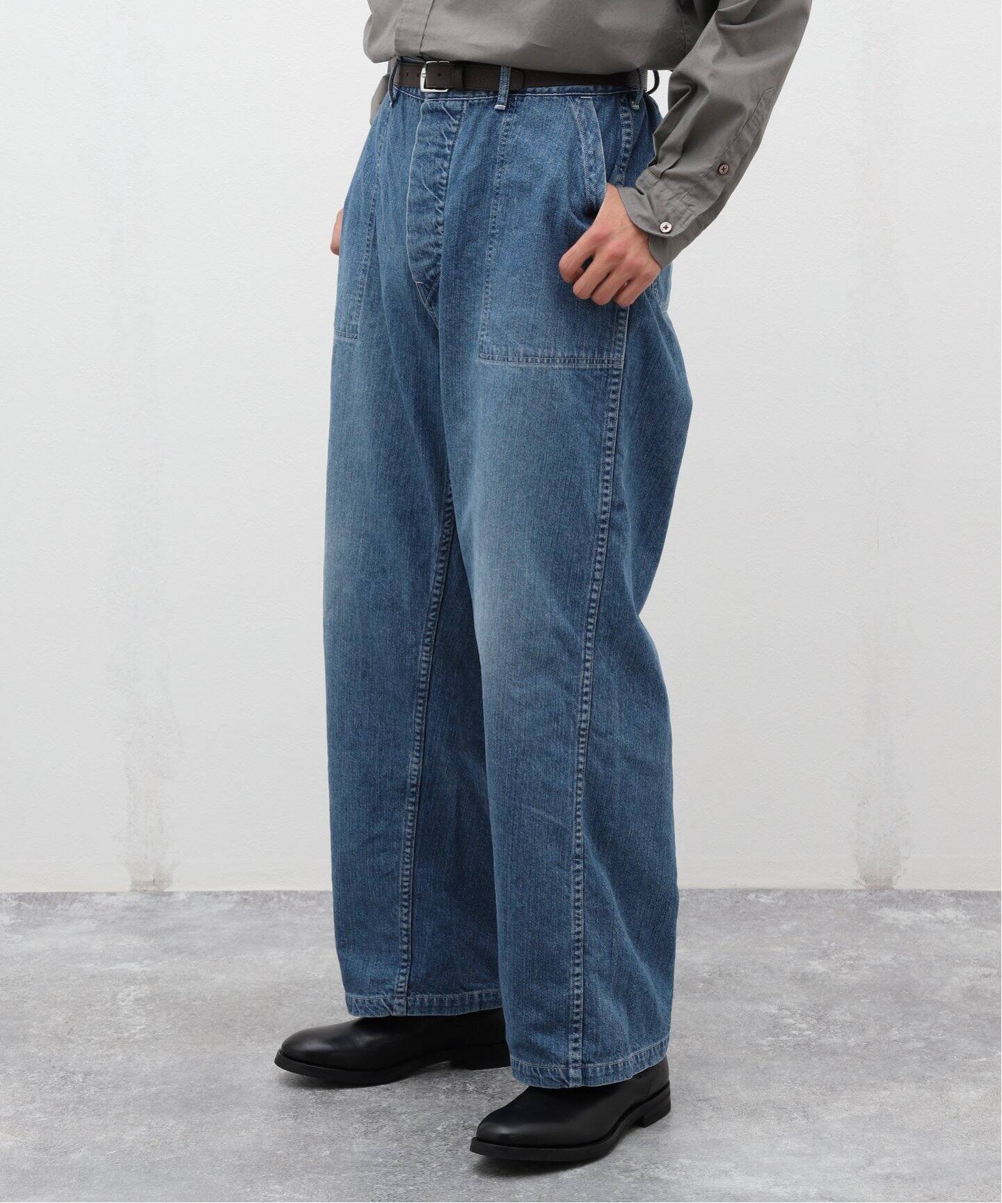 CIOTA / シオタ】インデイゴスビンコットン 11.5oz デニムベイカー 