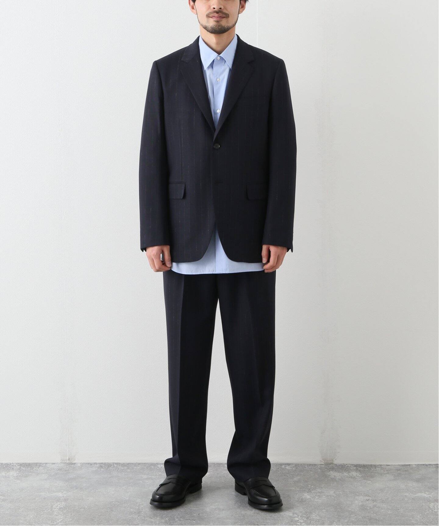 AURALEE / オーラリー】HARD TWIST WOOL STRIPE SLACKS（スラックス 