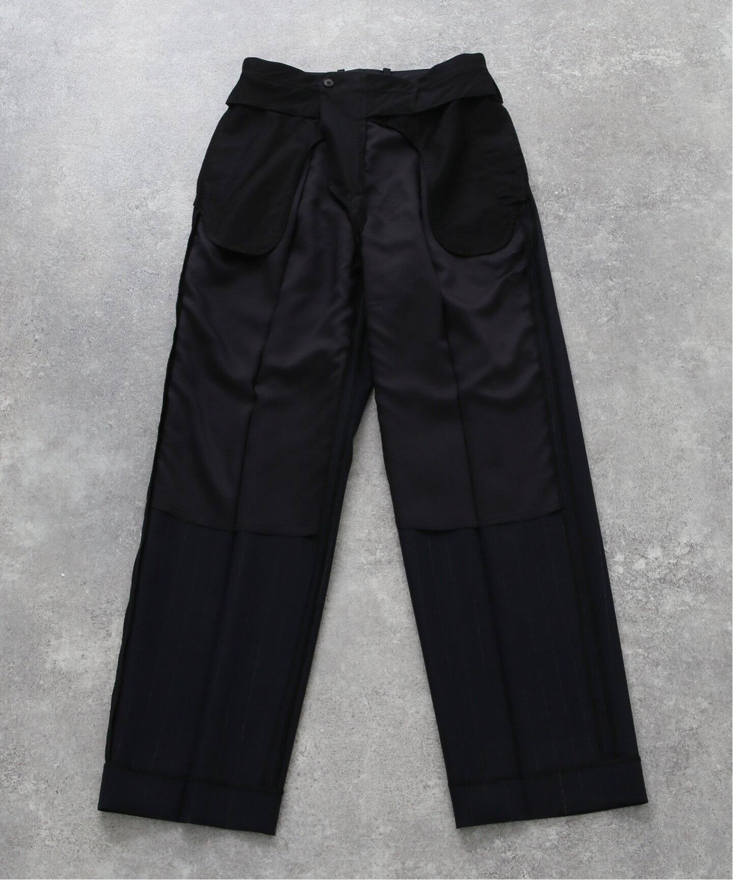 AURALEE / オーラリー】HARD TWIST WOOL STRIPE SLACKS（スラックス 