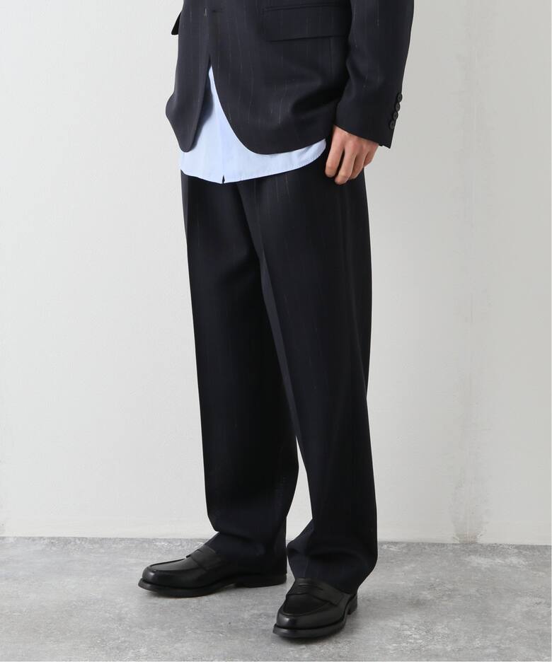 AURALEE / オーラリー】HARD TWIST WOOL STRIPE SLACKS（スラックス  