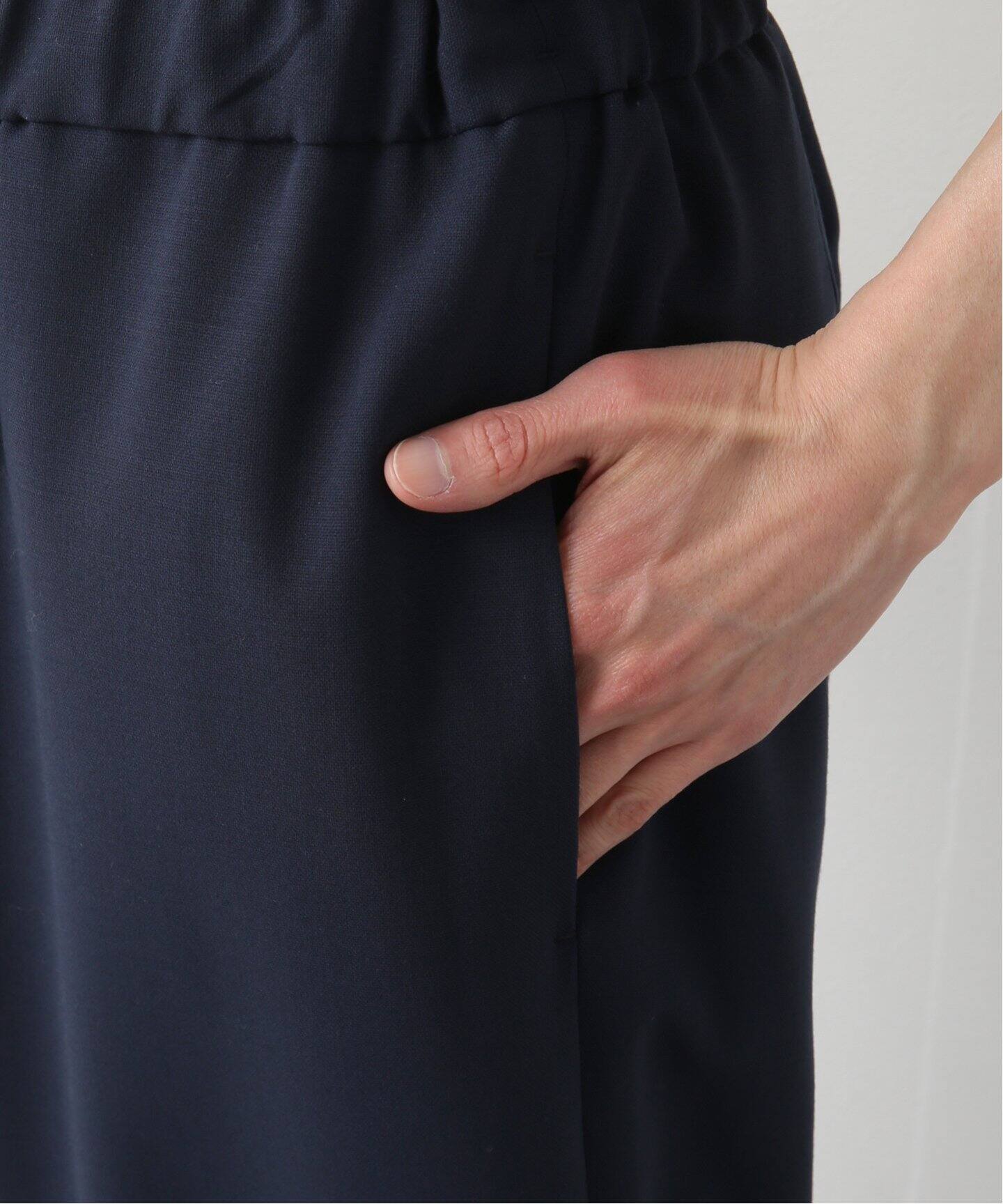 ATON / エイトン】 WOOL OXFORD TAPERED EASY PANTS（スラックス 
