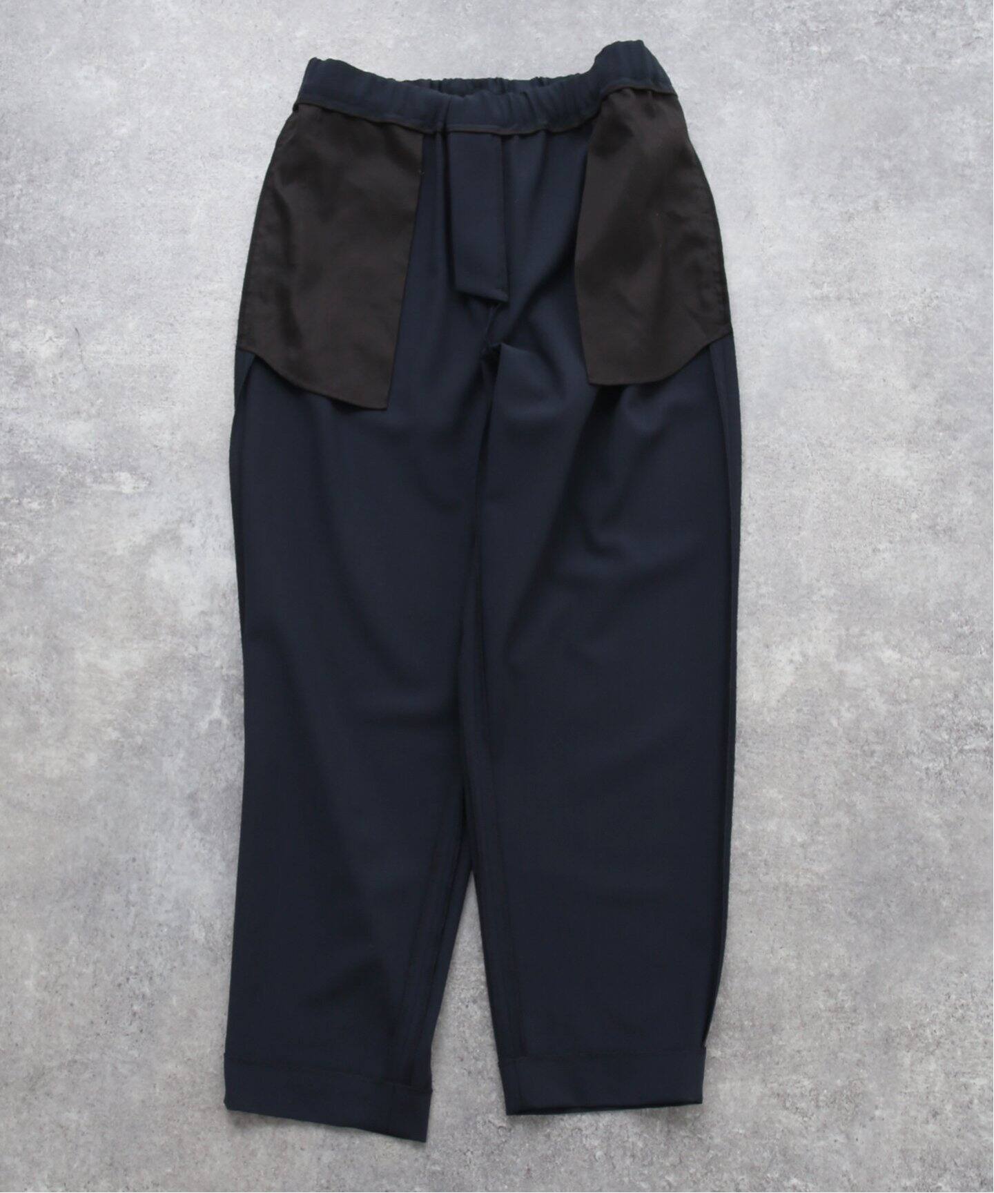 ATON / エイトン】 WOOL OXFORD TAPERED EASY PANTS（スラックス 