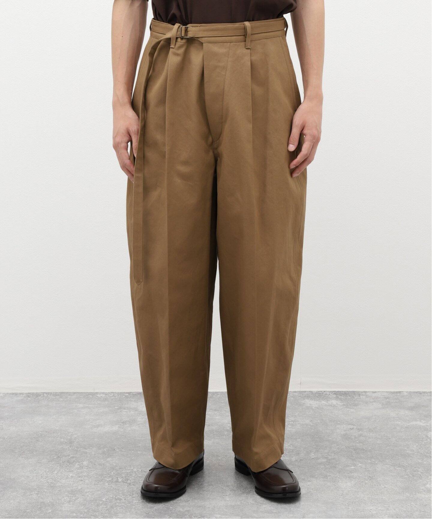 blurhms / ブラームス】Belted Chinos（スラックス）｜EDIFICE 
