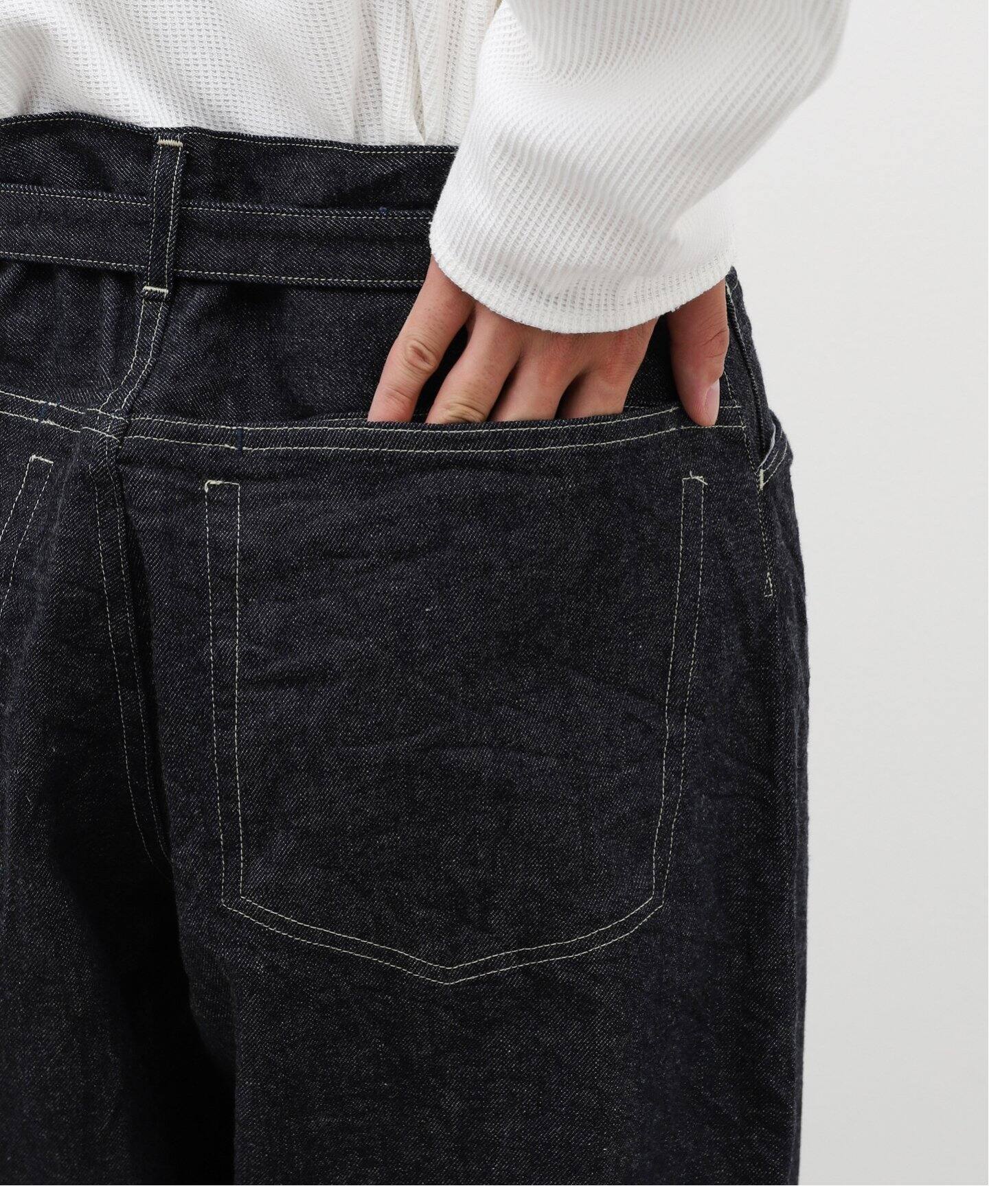 blurhms / ブラームス】12.9oz Selvage Denim GI-belt パンツ（デニム 