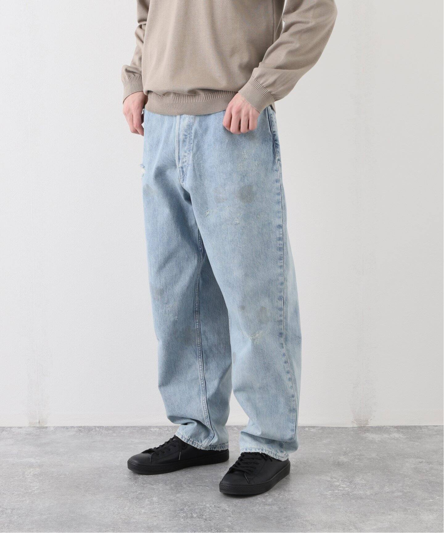 MARKAWARE / マーカウェア】COCOON FIT JEANS DAMAGED（デニムパンツ  