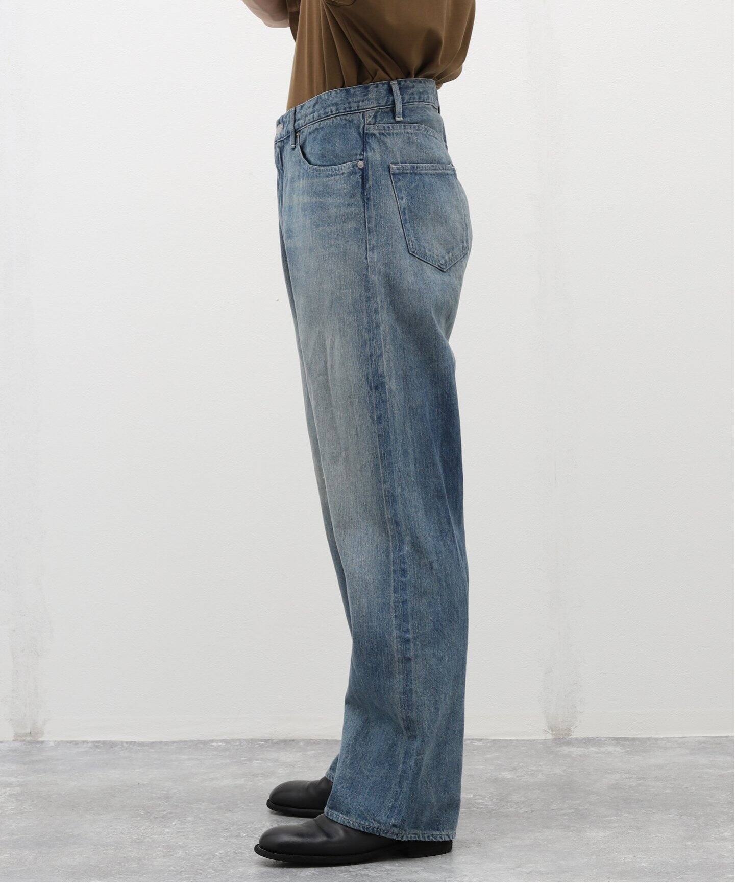 AURALEE / オーラリー】SELVEDGE FADED LIGHT DENIM PANTS（デニム 