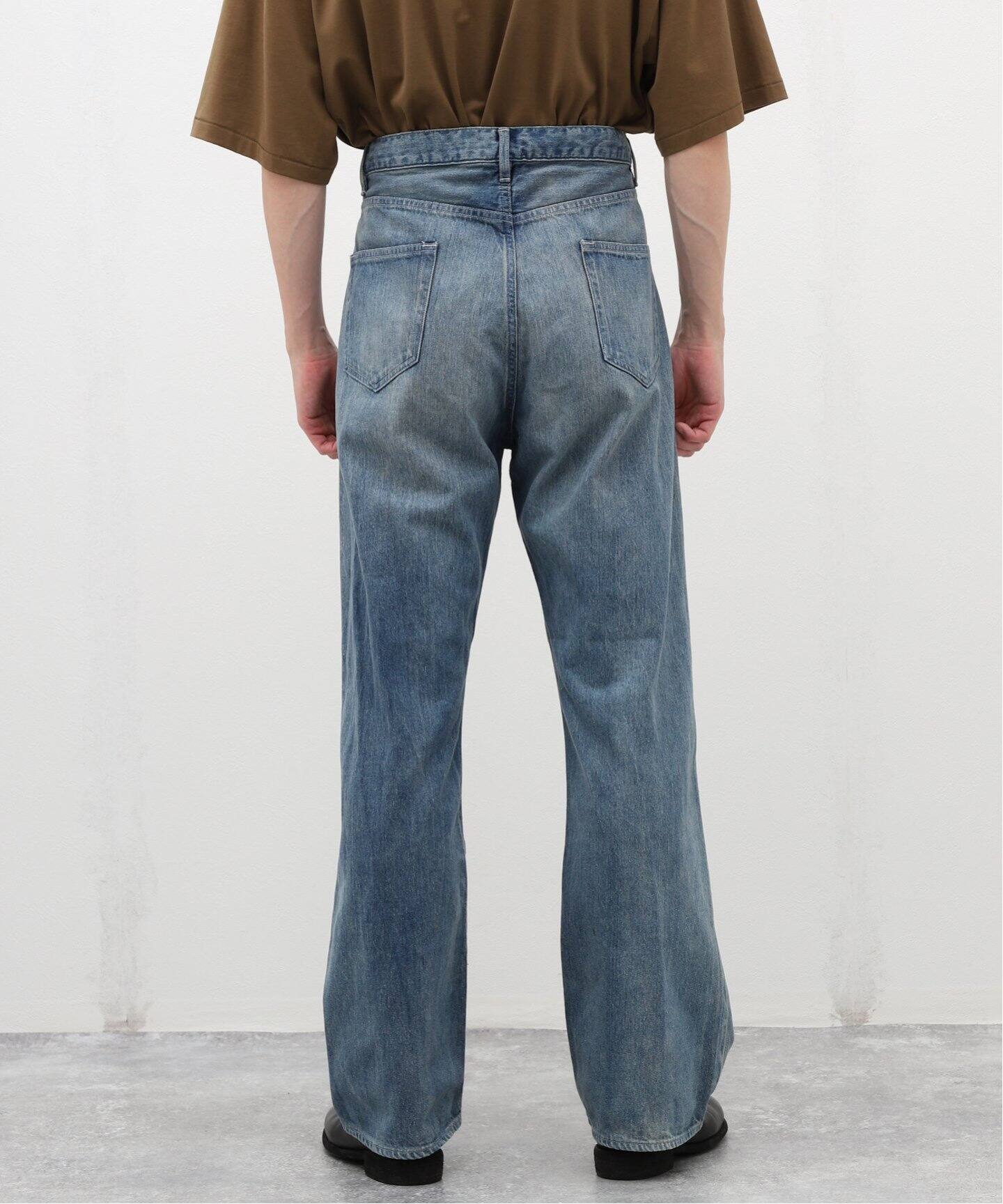 AURALEE / オーラリー】SELVEDGE FADED LIGHT DENIM PANTS（デニム  
