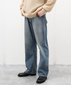AURALEE / オーラリー】SELVEDGE FADED LIGHT DENIM PANTSの  