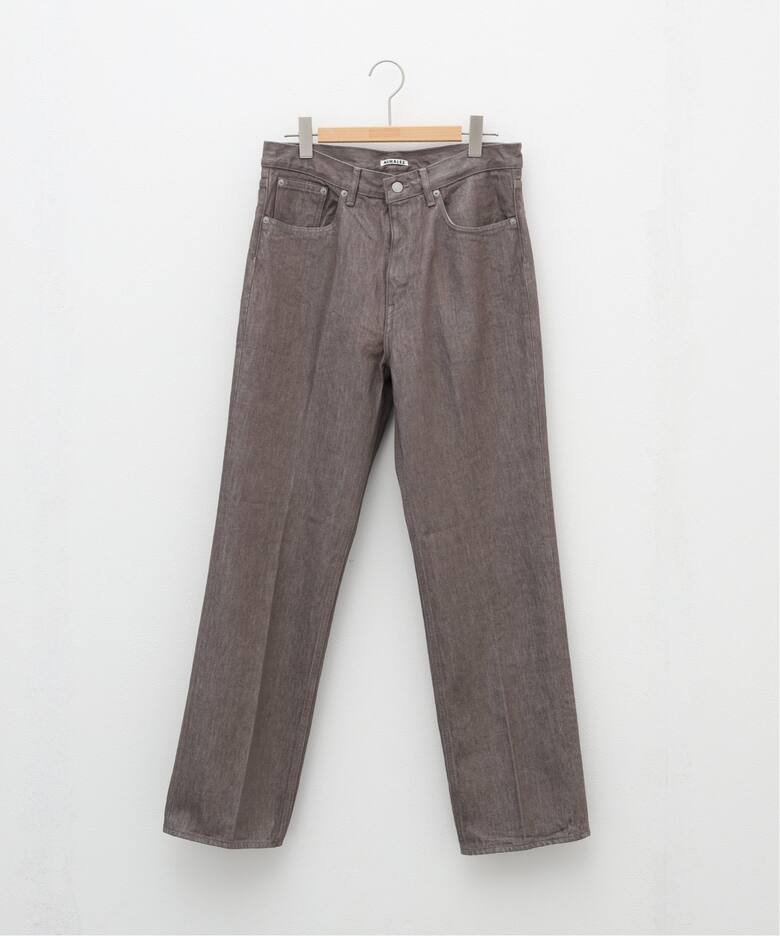 AURALEE / オーラリー】HARD TWIST BROWN DENIM 5P パンツ（デニム 