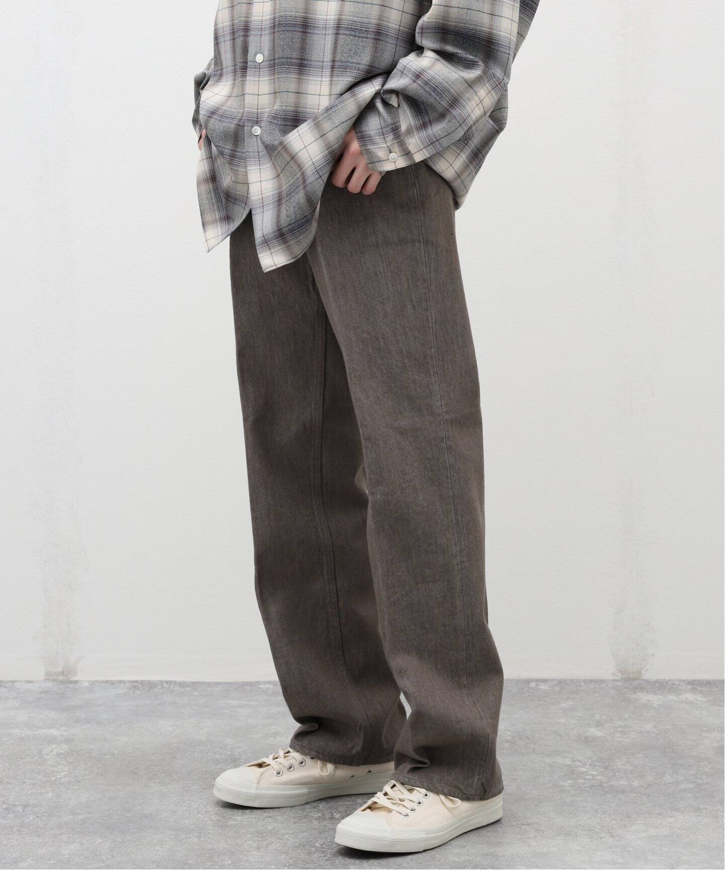 AURALEE / オーラリー】HARD TWIST BROWN DENIM 5P パンツ（デニム  