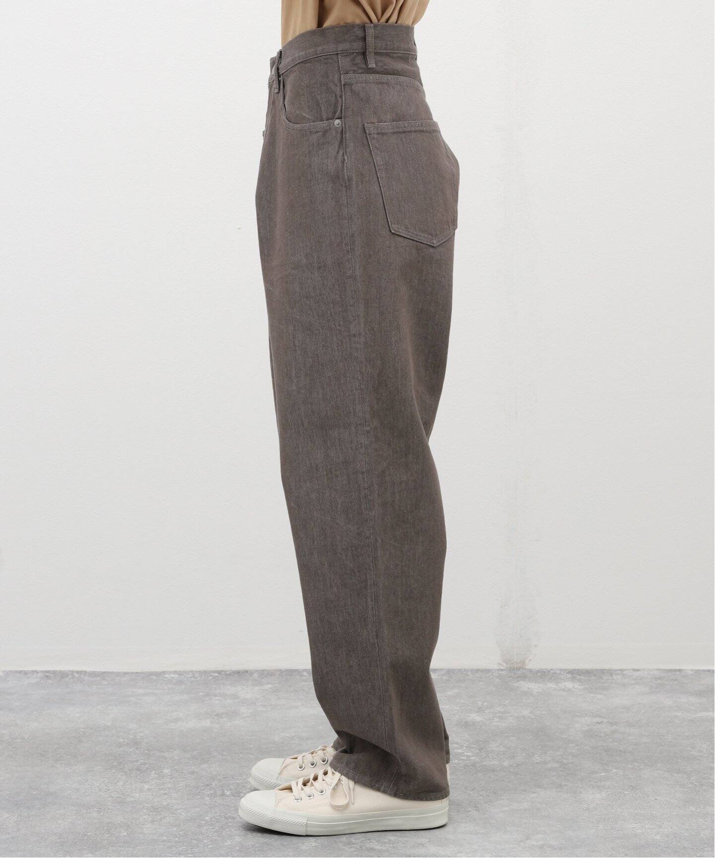 AURALEE / オーラリー】HARD TWIST BROWN DENIM WIDE パンツ（デニム 