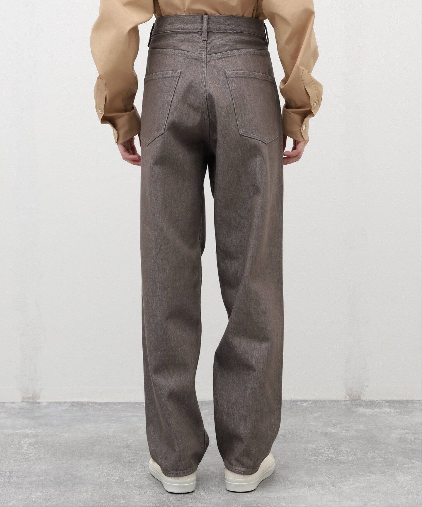 AURALEE / オーラリー】HARD TWIST BROWN DENIM WIDE パンツ（デニム 