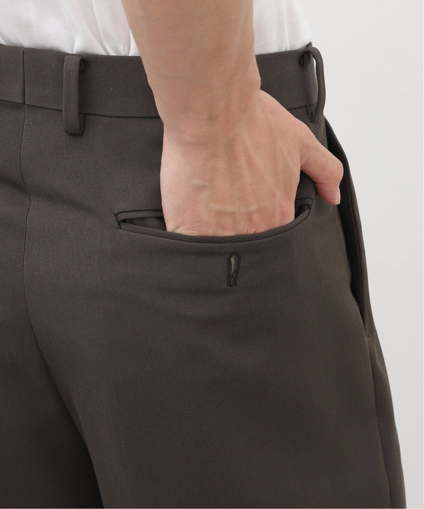 AURALEE / オーラリー】LIGHT WOOL MAX GABARDINE 2タック パンツ 