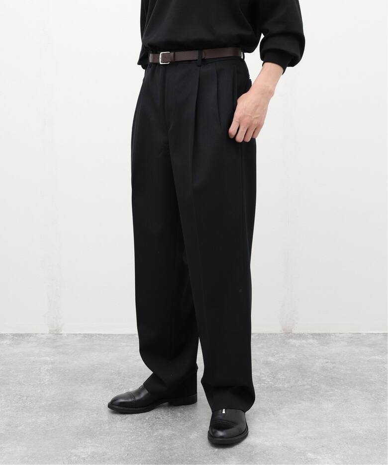 AURALEE / オーラリー】LIGHT WOOL MAX GABARDINE 2タック パンツ  