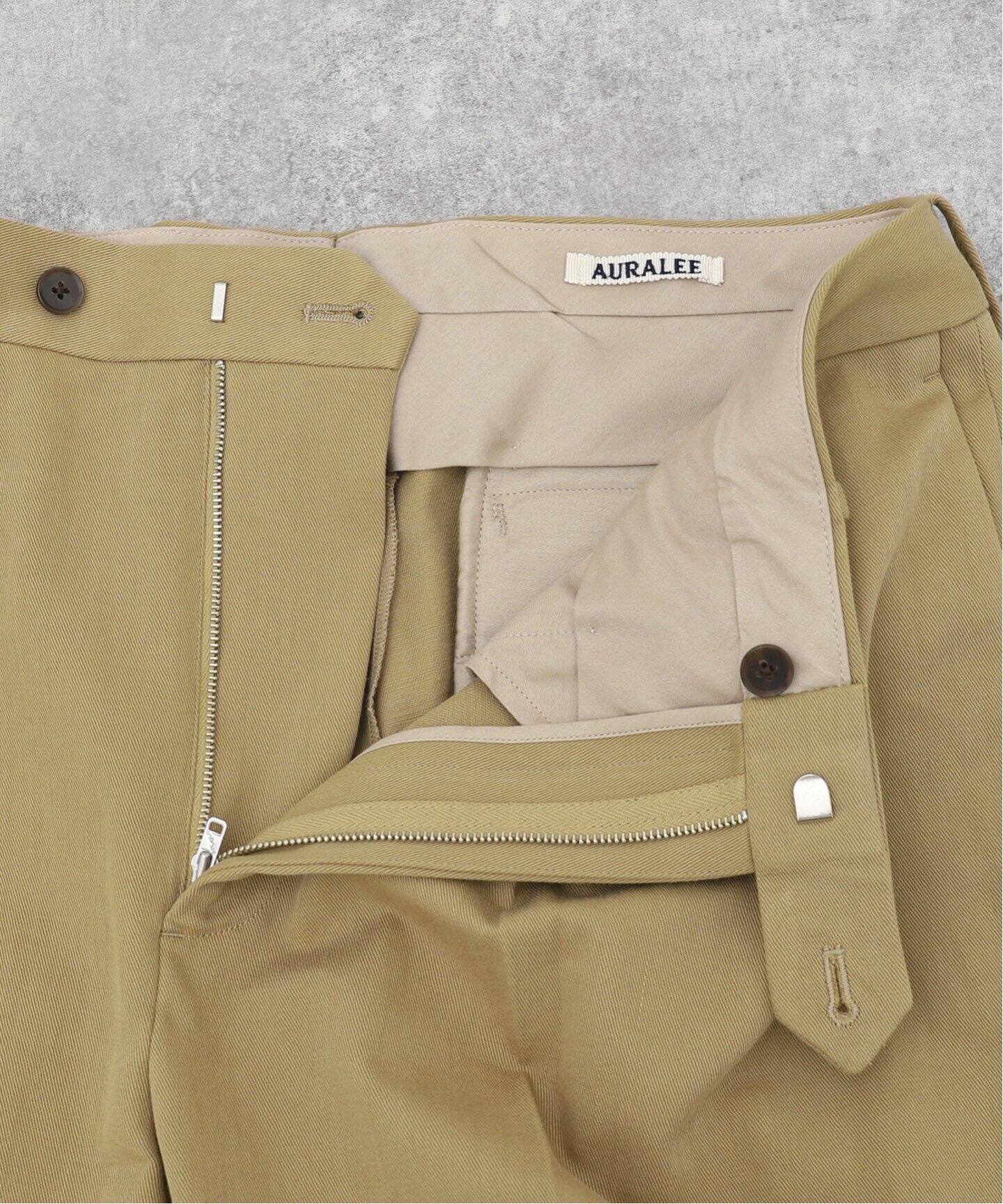 AURALEE / オーラリー】WASHED HEAVY CHINO スラックス（チノパンツ  