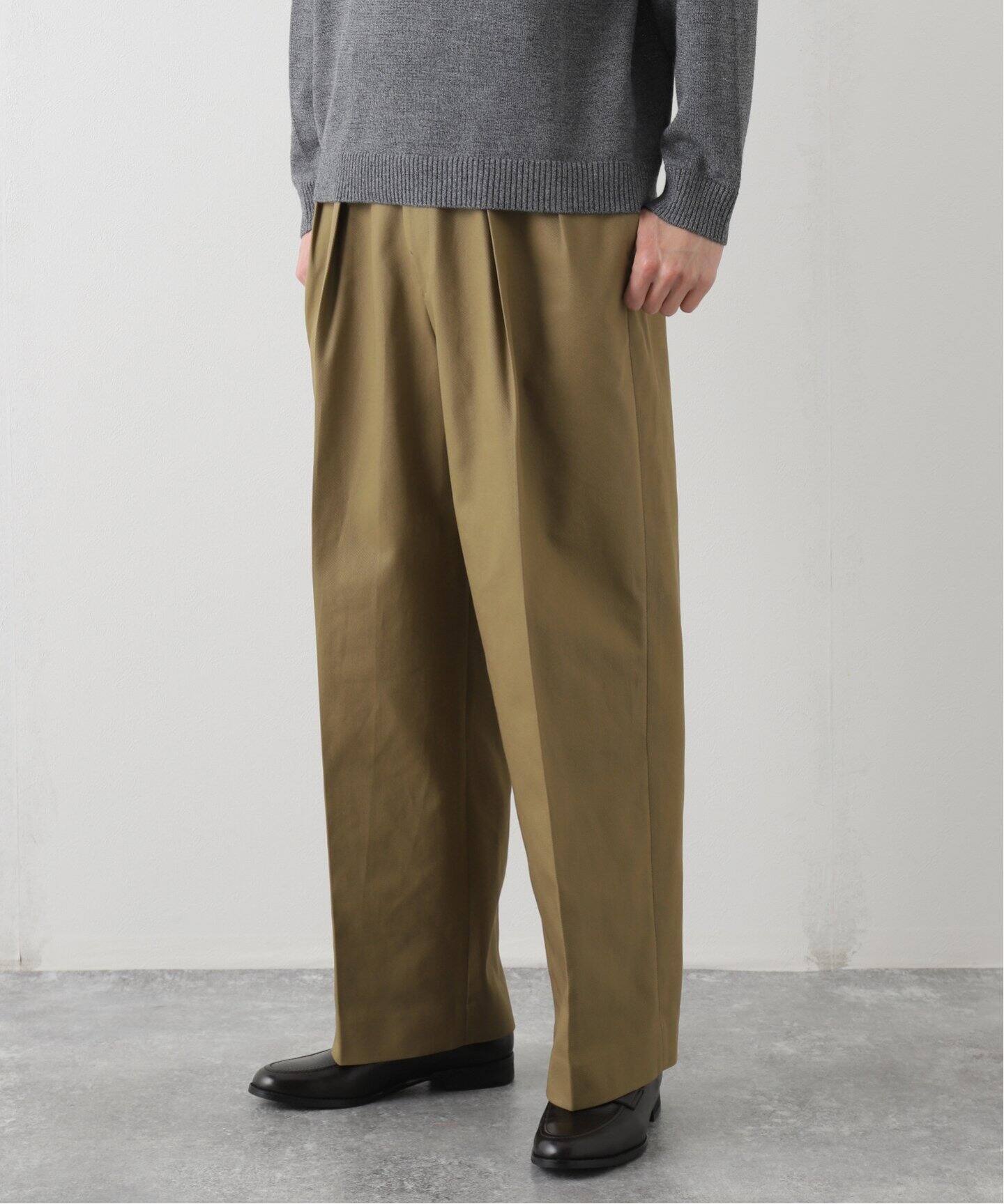 MARKAWARE / マーカウェア】 DOUBLE PLEATED TROUSERS OC（スラックス 