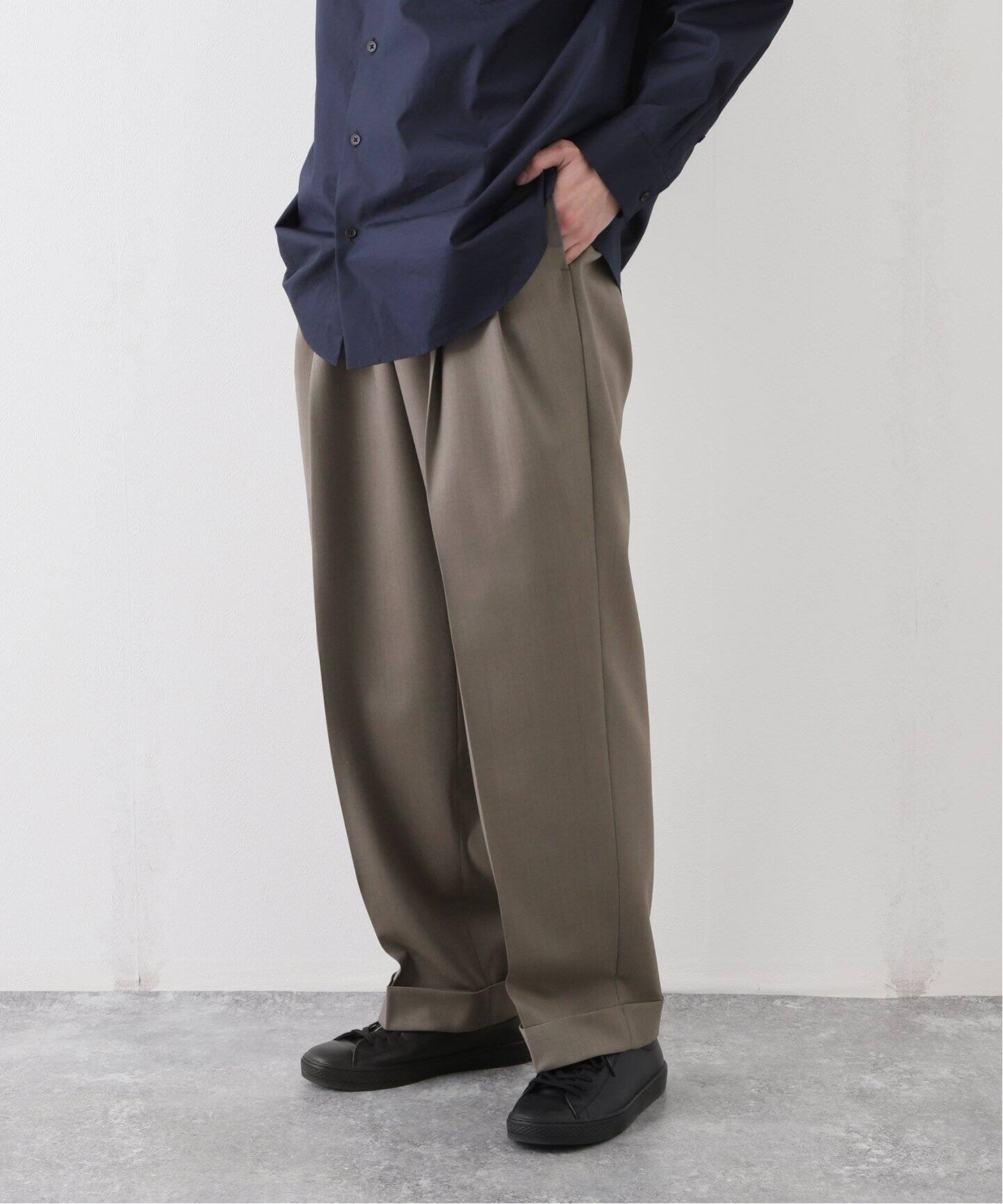 MARKAWARE / マーカウェア】D.PLEATED CLASSIC WIDE TROUSERS 