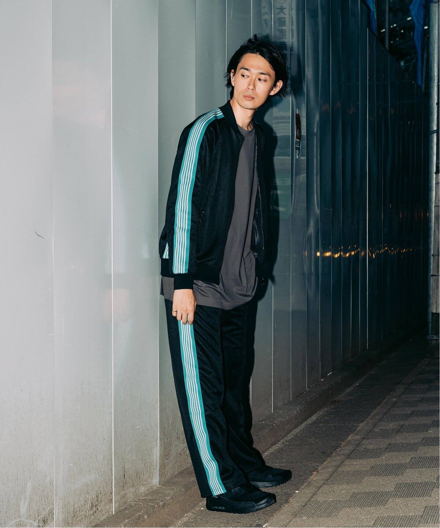 NEEDLES × EDIFICE】別注 Track Pants / ポリスムース（ジャージ 