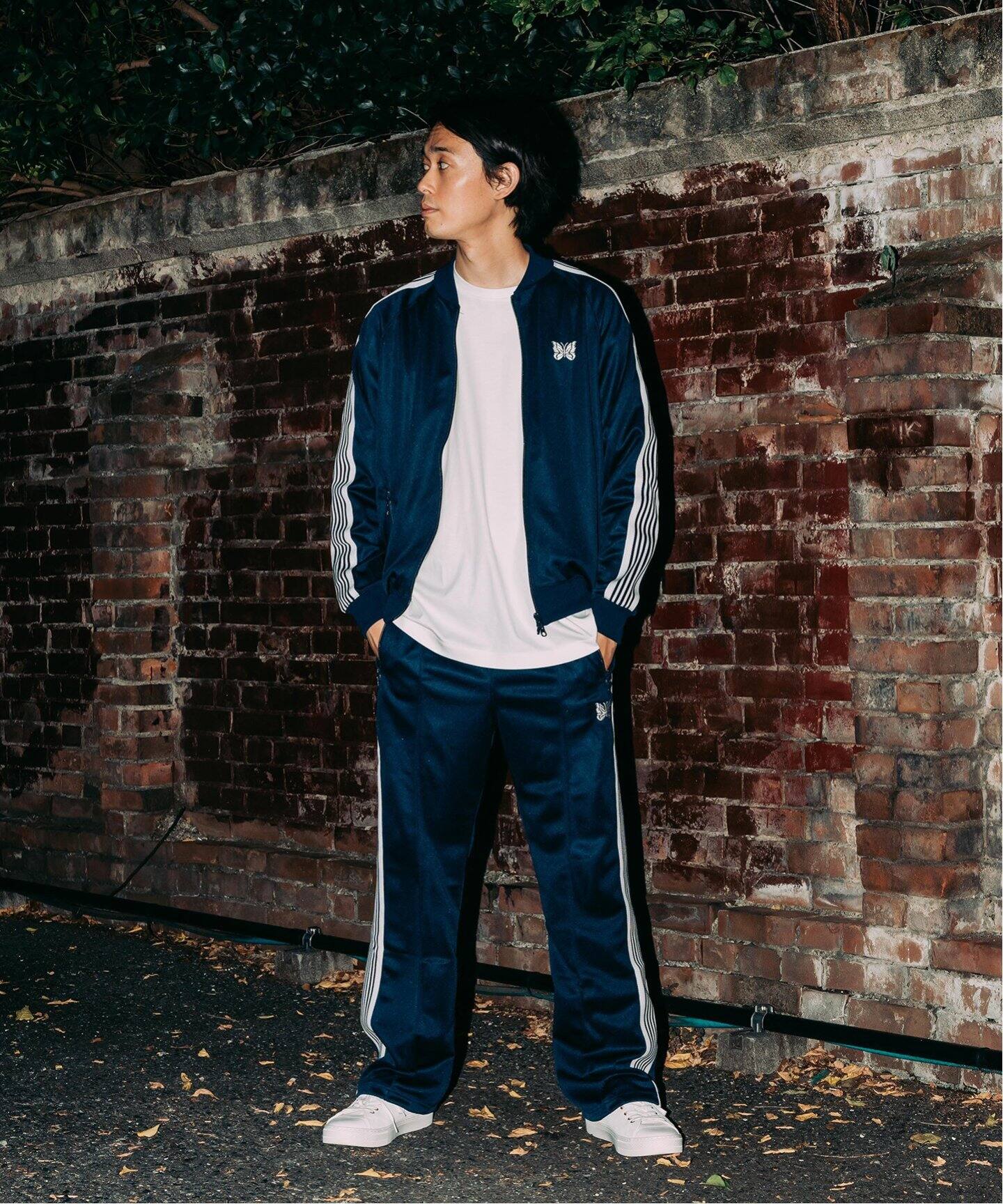 NEEDLES × EDIFICE】別注 Track Pants / ポリスムース（ジャージ 
