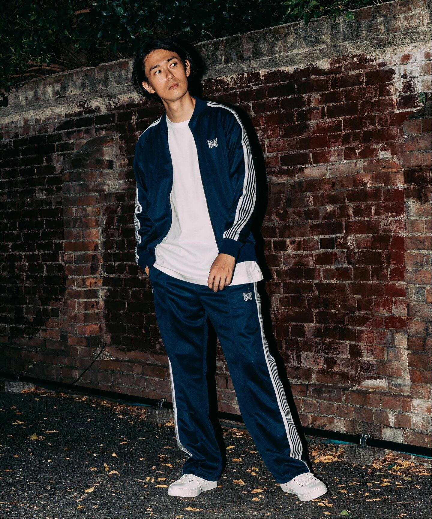 NEEDLES × EDIFICE】別注 Track Pants / ポリスムース（ジャージ 