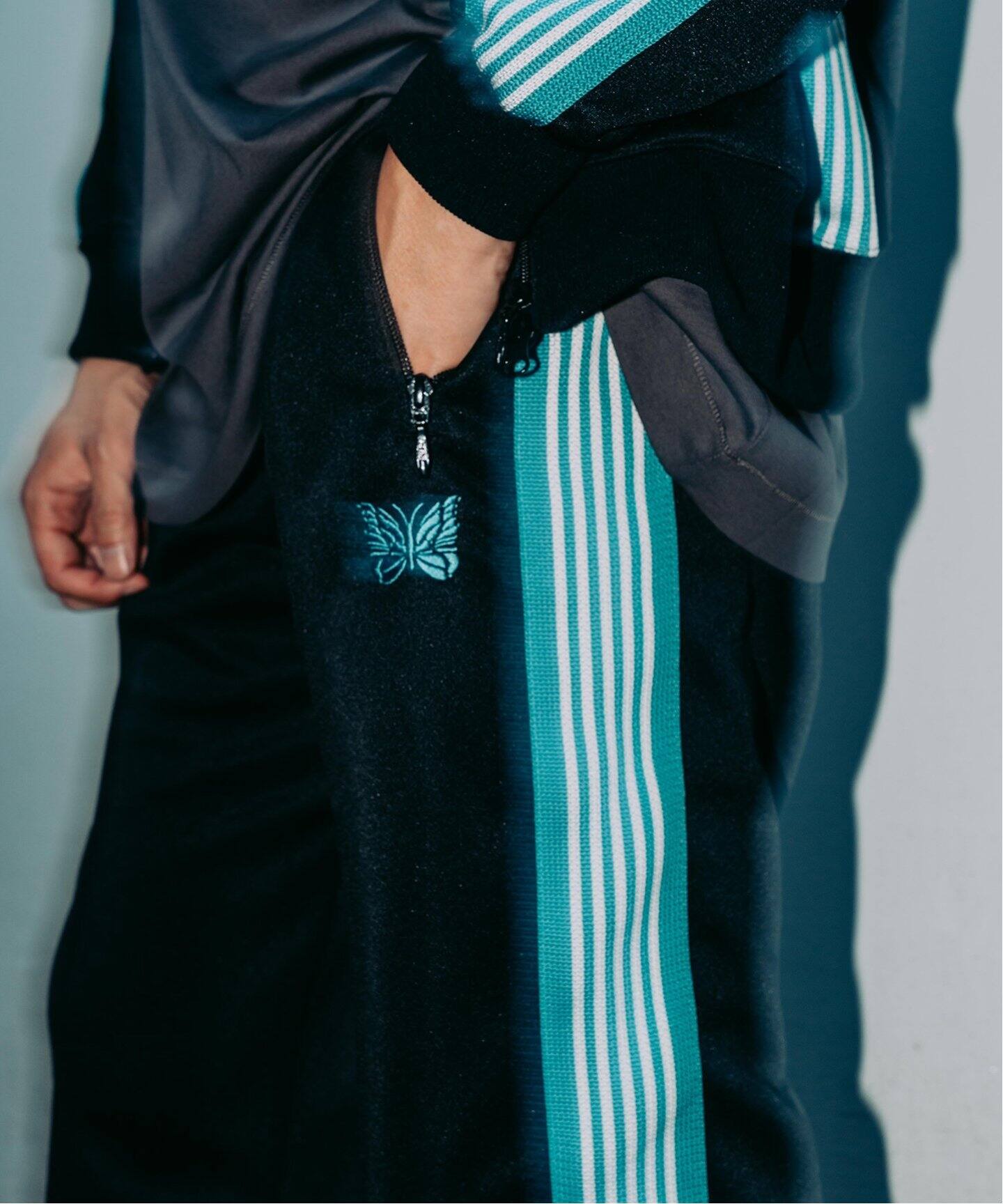 NEEDLES × EDIFICE】別注 Track Pants / ポリスムース（ジャージ 
