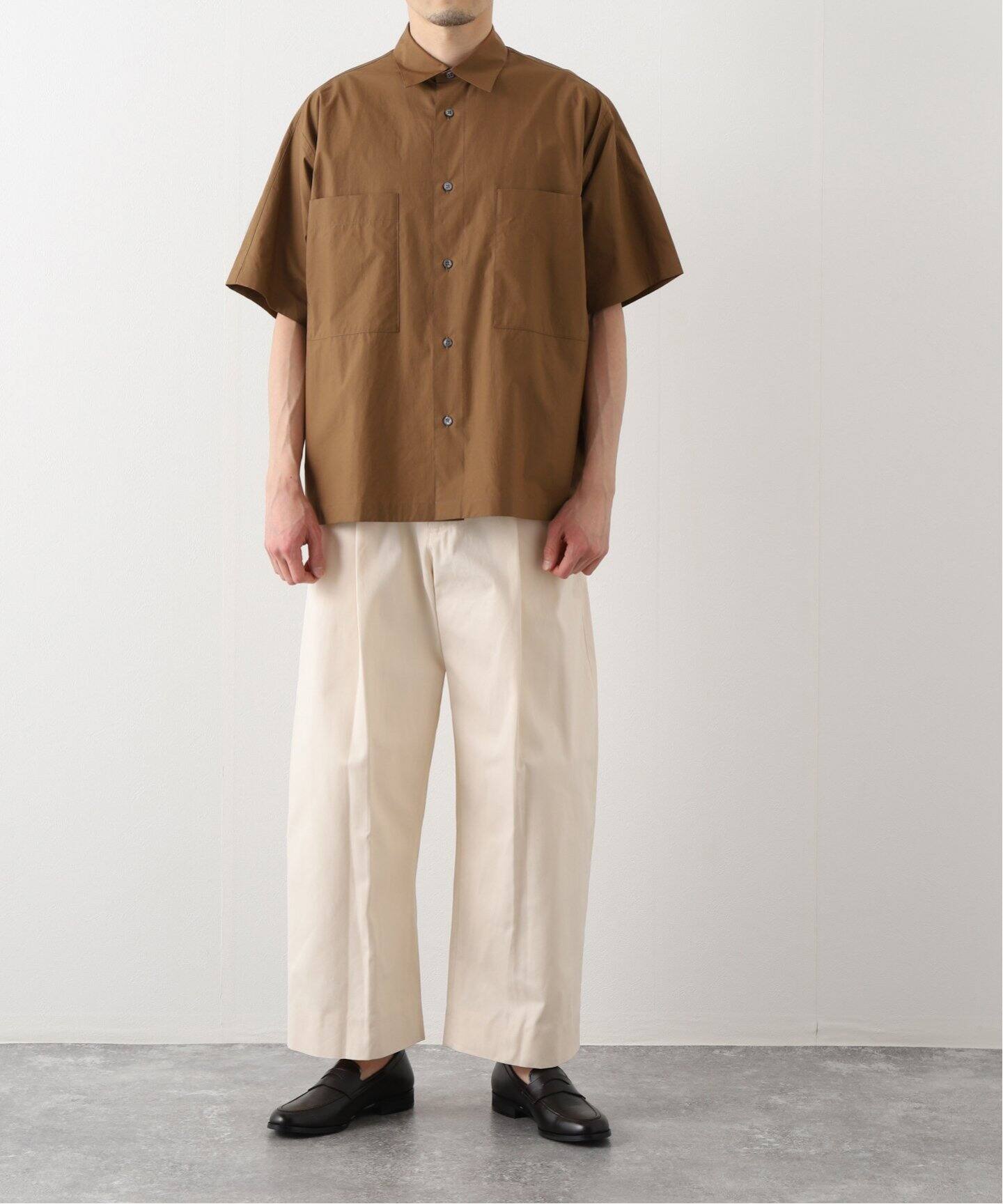 STUDIO NICHOLSON / スタジオ ニコルソン】EURUS BOXY S/S SHIRT 