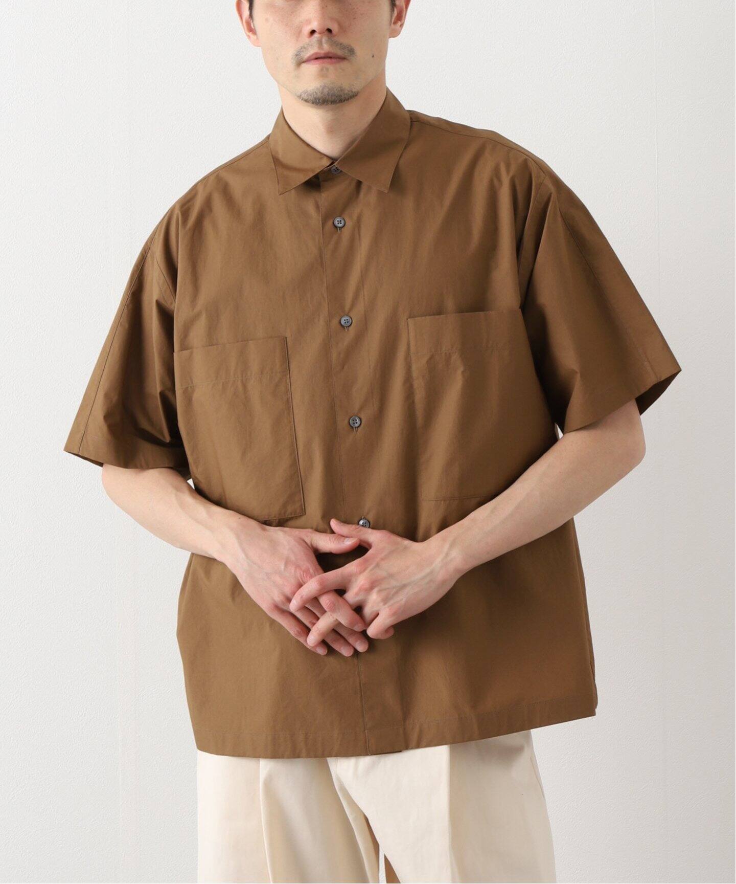 STUDIO NICHOLSON / スタジオ ニコルソン】EURUS BOXY S/S SHIRT  