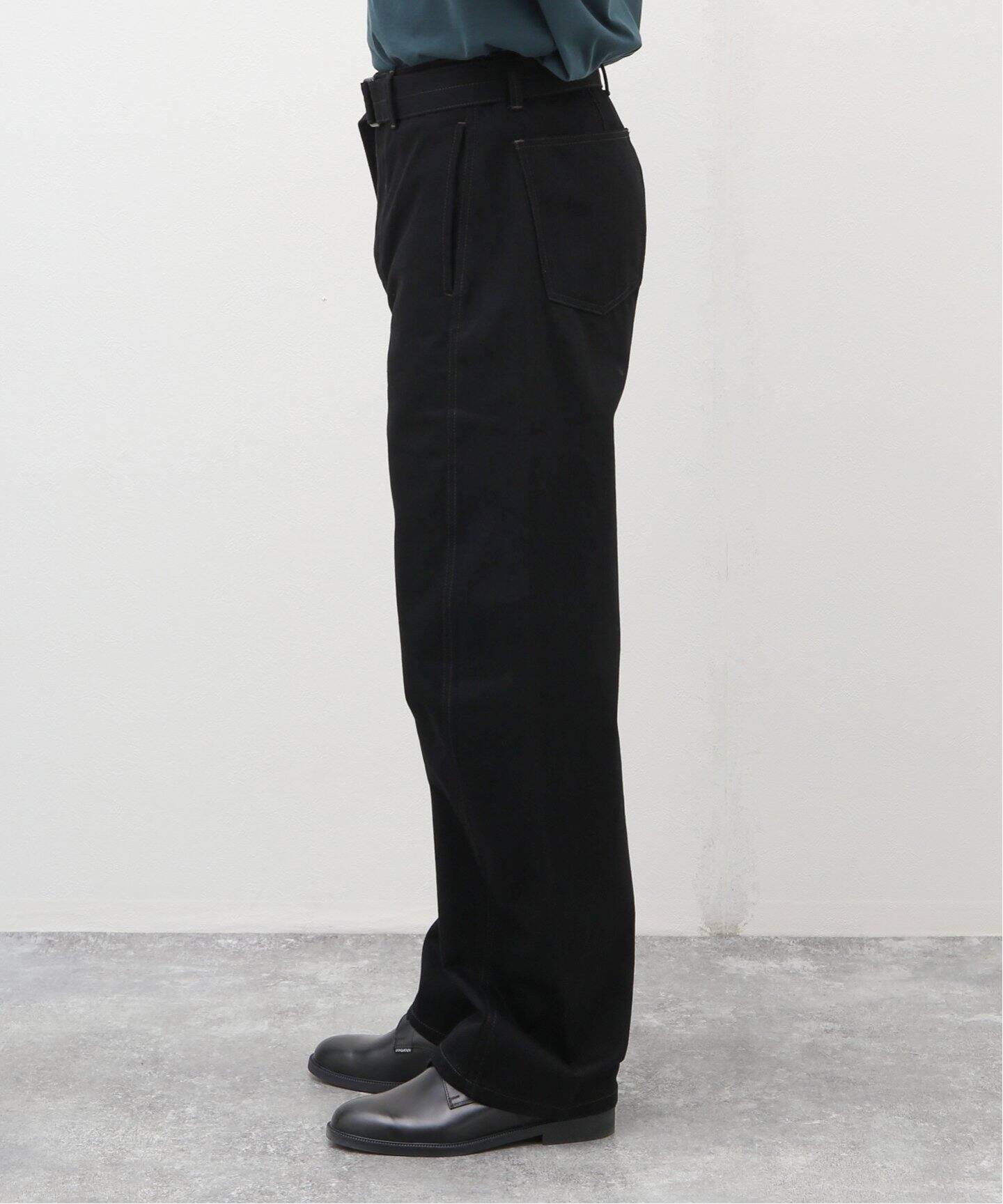 LEMAIRE / ルメール】TWISTED BELTED PANTS BLACK（その他パンツ 