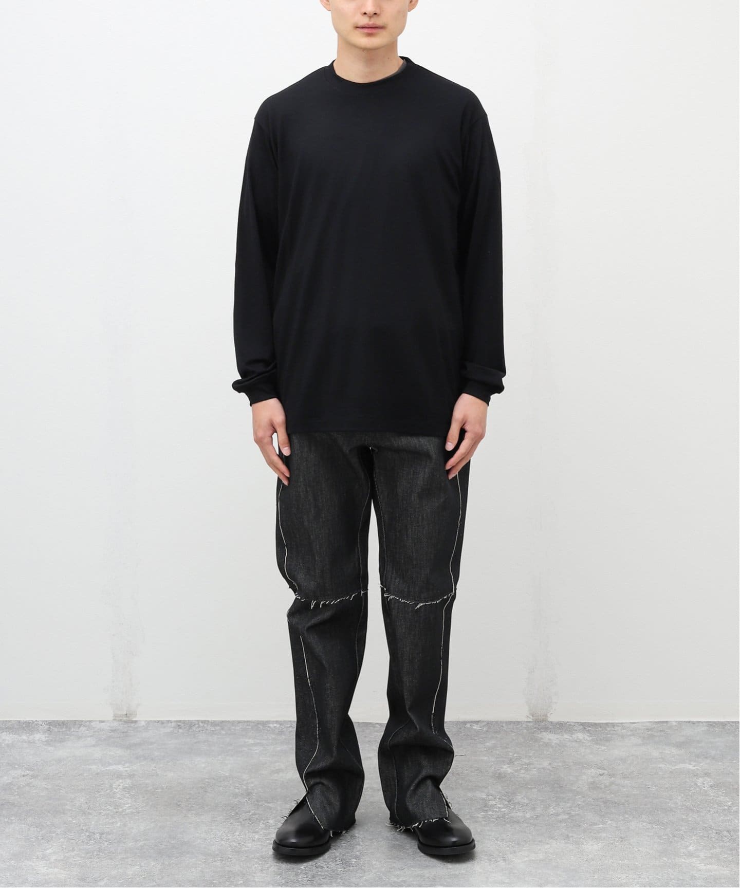 GABRIELA COLL GARMENTS】DENIM SLIT TROUSERS（スラックス）｜EDIFICE