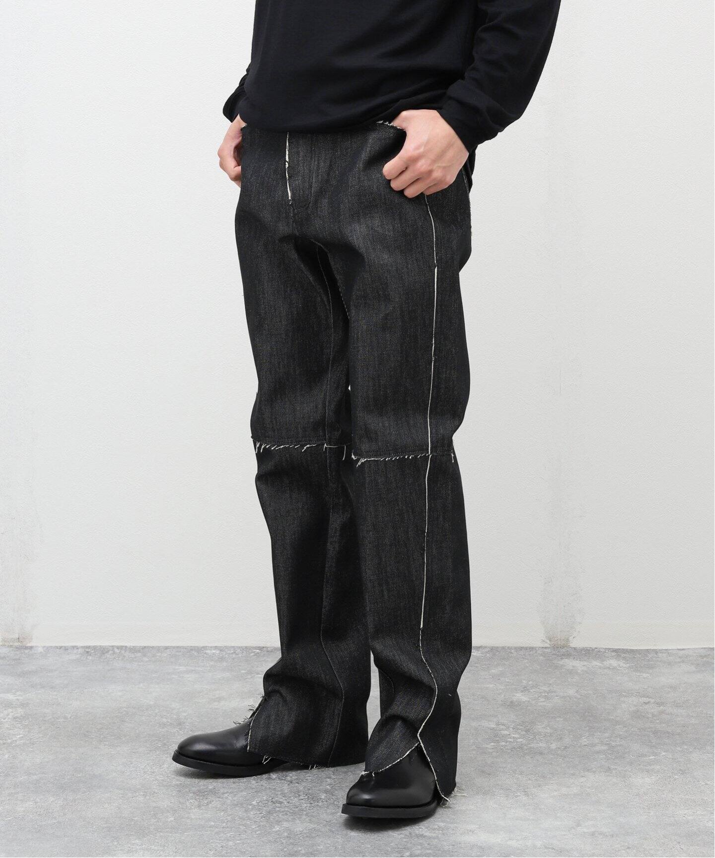 GABRIELA COLL GARMENTS】DENIM SLIT TROUSERS（スラックス）｜EDIFICE 