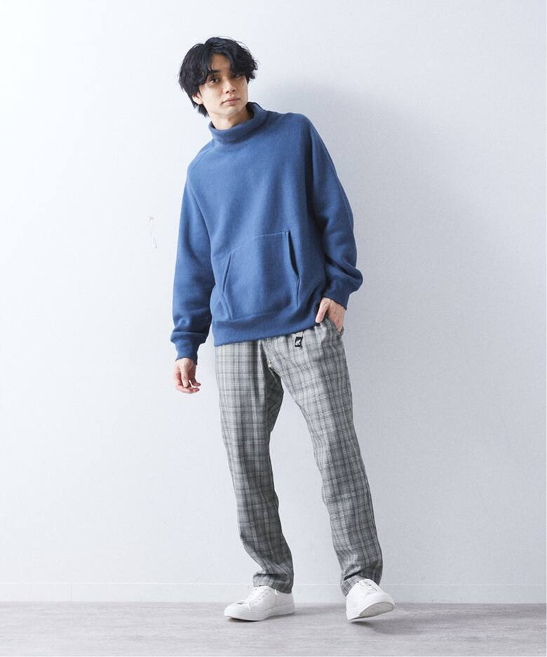 GRAMICCI】 417別注LANATEC グレンチェックストレッチパンツ 