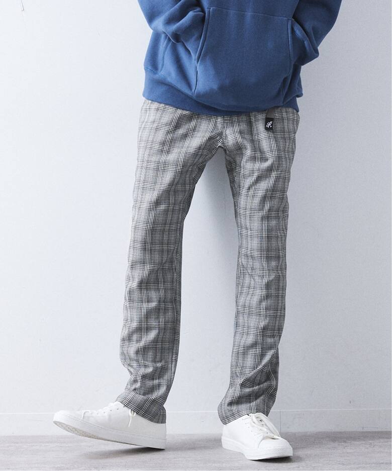 GRAMICCI】 417別注LANATEC グレンチェックストレッチパンツ 