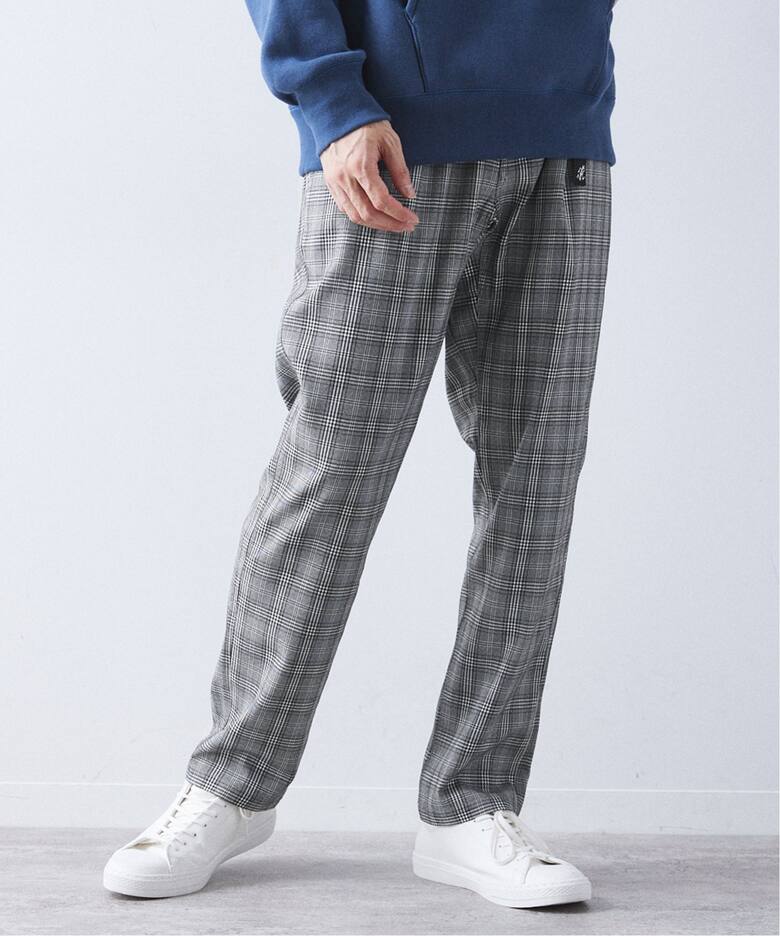 GRAMICCI】 417別注LANATEC グレンチェックストレッチパンツ 