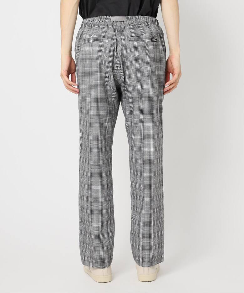 GRAMICCI】 417別注LANATEC グレンチェックストレッチパンツ 