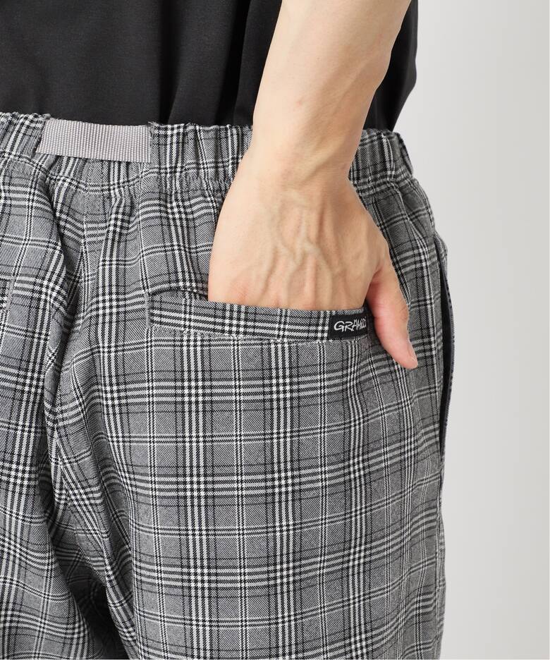 GRAMICCI】 417別注LANATEC グレンチェックストレッチパンツ 