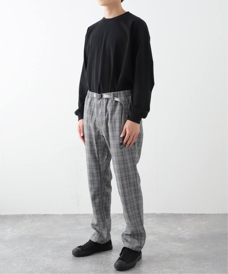 GRAMICCI】 417別注LANATEC グレンチェックストレッチパンツ 