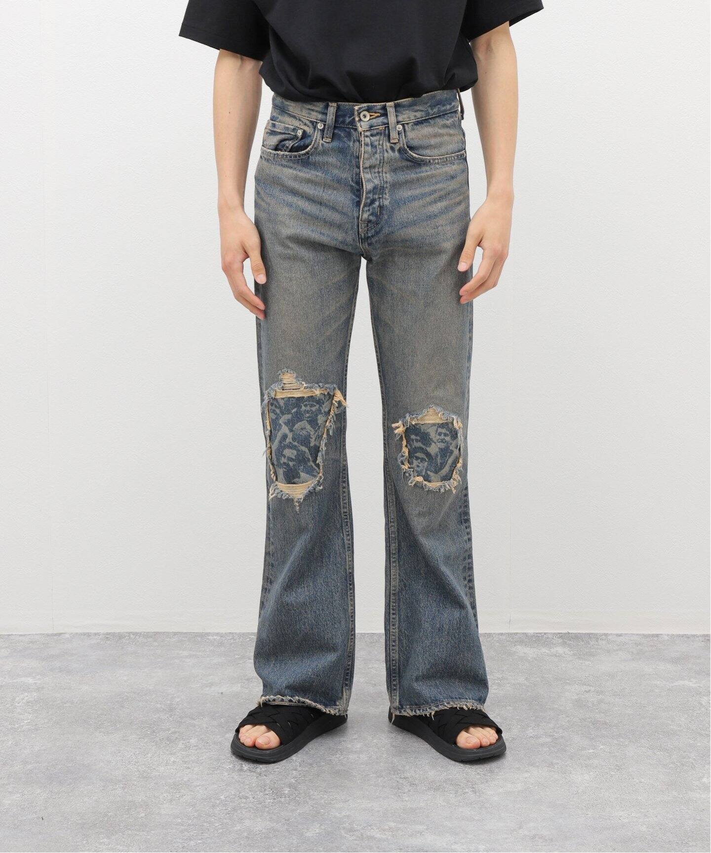 DAIRIKU / ダイリク】 Damage Flare Denim Pants D-6（デニムパンツ  