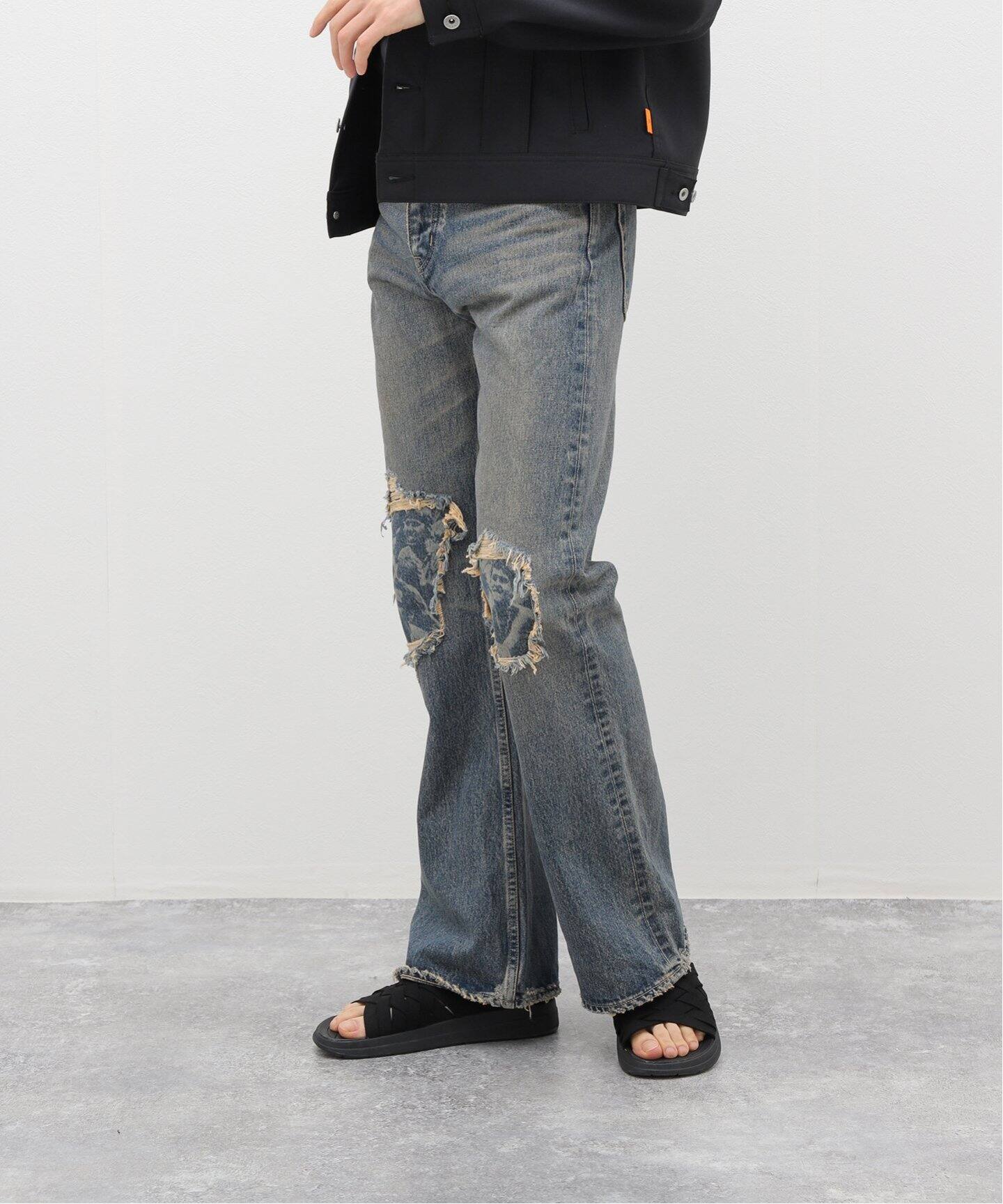 DAIRIKU / ダイリク】 Damage Flare Denim Pants D-6（デニムパンツ  