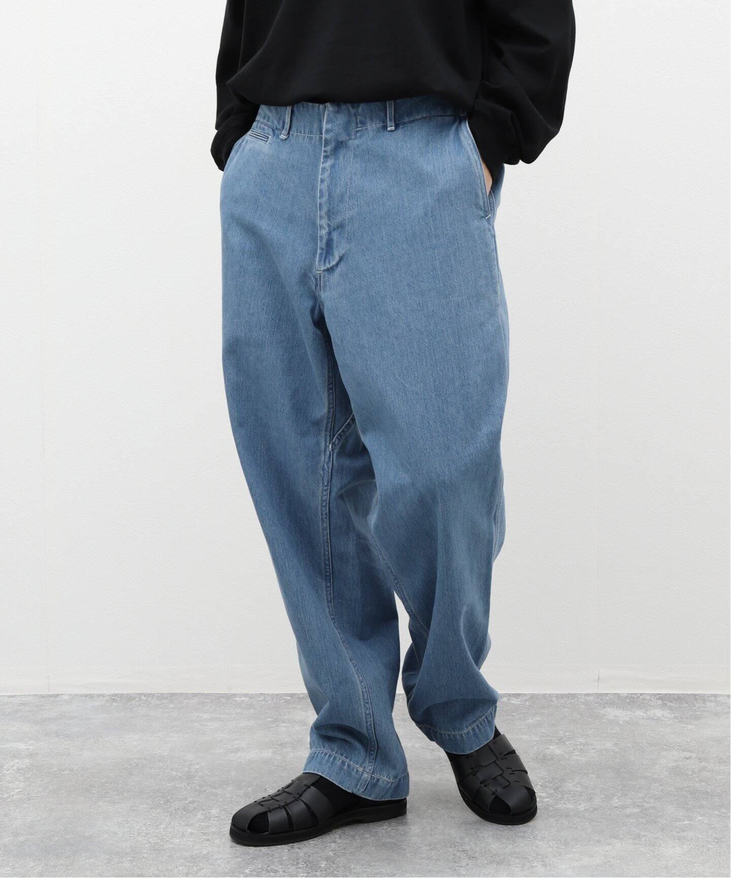 nanamica / ナナミカ】 Wide Denim Pants SUCS306（デニムパンツ 