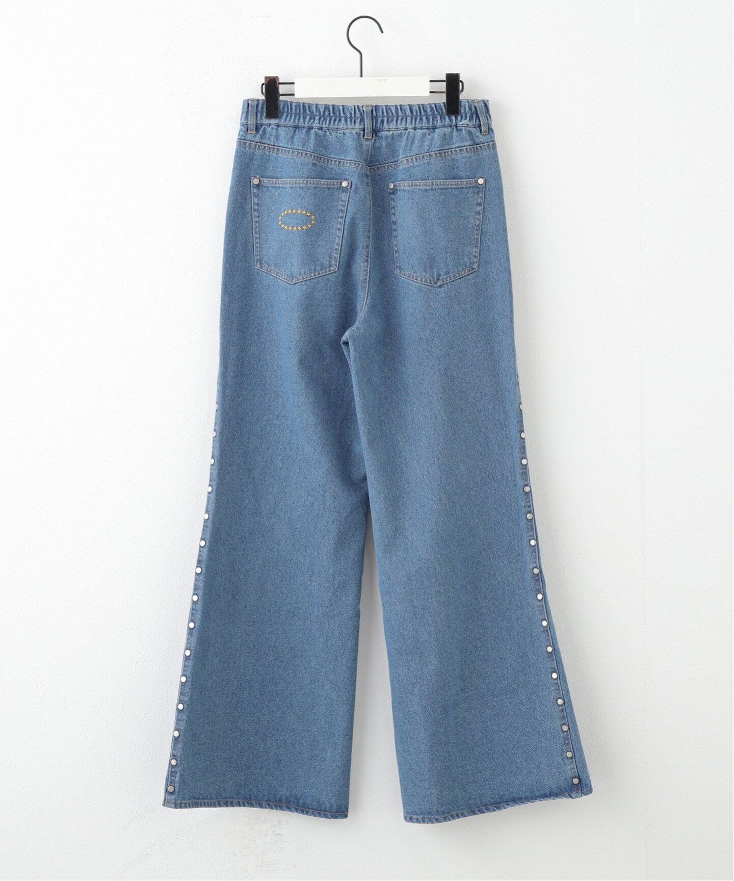AFB / エーエフビー】STUDDED BAGGY PANTS（デニムパンツ・ジーンズ 