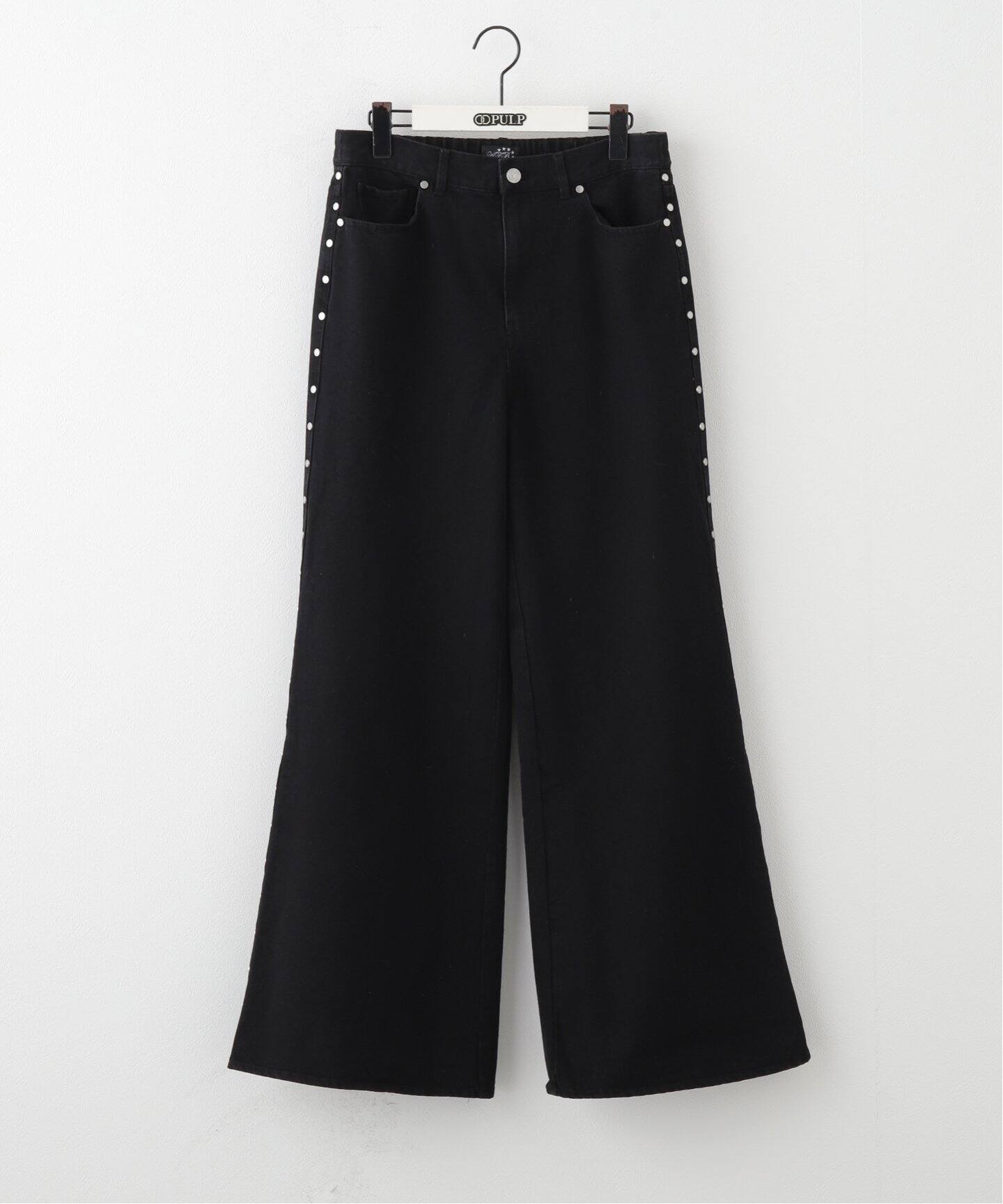 AFB / エーエフビー】STUDDED BAGGY PANTS（デニムパンツ・ジーンズ 