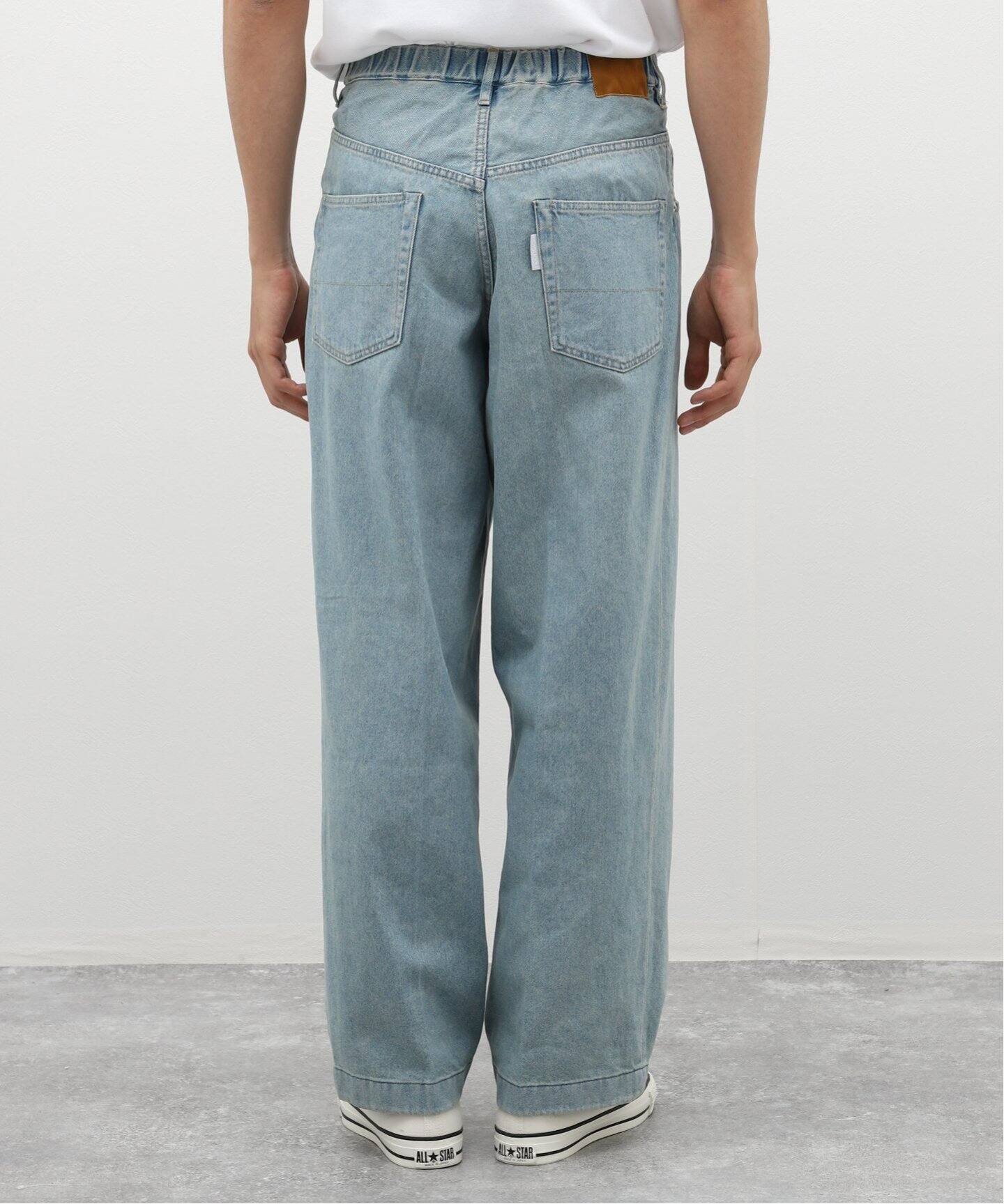 NEONSIGN / ネオンサイン】WIDE DENIM SLACKS USED（デニムパンツ 