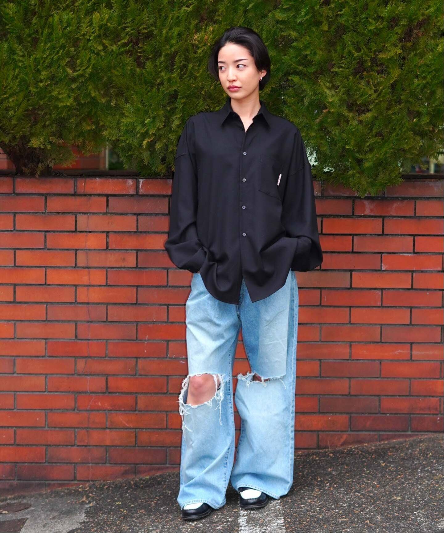 JIEDA / ジエダ】DAMAGE ONE TUCK WIDE STRAIGHT DENIM（デニムパンツ 